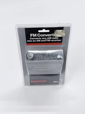 NOS Vintage OEM Sparkomatic FM-11 AM Radio To FM Converter SEALED NEW - Image 1 of 4