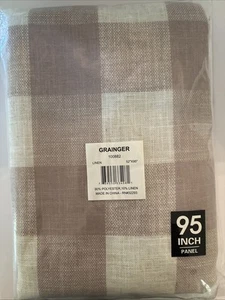 Set of 4 Elrene Home Fashions Living Granger Window Panels 52x95 - Picture 1 of 2
