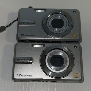 2x Panasonic LUMIX DMC-F3 Digital Cameras 12.0 MP Broken Screens For Parts - Picture 1 of 15