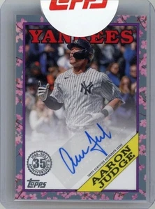 AARON JUDGE 2023 TOPPS JAPAN EDITION #88B-23 AUTOGRAPH CHERRY TREE 5/5 YANKEES - Picture 1 of 2