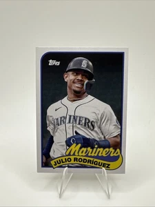 2023 Archives '89 Topps Doubleheaders #13 Ken Griffey Jr./J. Rodriguez Mariners - Picture 1 of 2