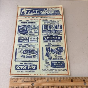 VTG Trail Sarasota FL Drive-In Theatre Program South’s Largest Screen Good Humor - Picture 1 of 6