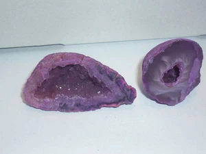 cristalloterapia MINI GEODE AGATA ROSA pietra cristallo catalizzatore roccia bio - Foto 1 di 1