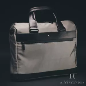 Montblanc Leather Goods My Montblanc Nightflight Document Case Slim Grey 126659 - Bild 1 von 5