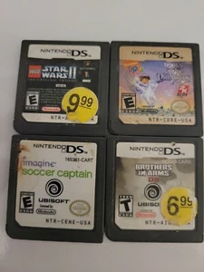 Nintendo ds games lot of four star wars lego 2,dora,brothers in arms - Picture 1 of 1