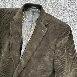 Ralph Lauren giacca tuta velluto a coste marrone paisley 100% cotone 46L blazer vintage - Foto 1 di 10