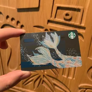 Starbucks 2022 China Anniversary Siren Mermaid Tail Used Card - Picture 1 of 3