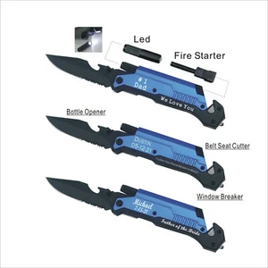 Personalized Engraved Custom Rescue Pocket Folding Hunting Knife-Christmas gift - Picture 1 of 5