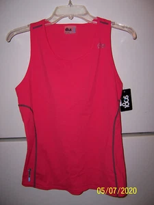 NWT 180s Medium QUANTUM COOL ATHLETIC FITNESS Shirt Top Deep Coral - Picture 1 of 2