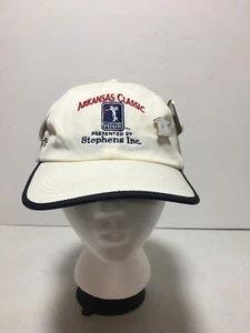 Arkansas Classic Golf Cap BUY.COM Tour Stephens Inc Diamante With 3 Pins 2002 - Picture 1 of 12