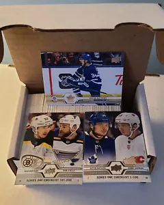 2019-20 UPPER DECK HOCKEY SERIES 1 COMPLETE BASE SET #1-200 MULTIPLE AVAILABLE! - Picture 1 of 2