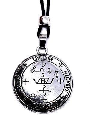 Erzengel Michael Halskette Anhänger Talisman Sigil Evocation Perlen Schmuck - Bild 1 von 4