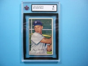 1952 BOWMAN MLB BASEBALL CARD #15 SAME MELE KSA 5 EX NICE!! '52 BOWMAN - Picture 1 of 4