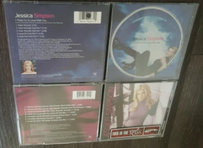 Jessica Simpson I THINK I'M IN LOVE WITH YOU 5 REMIX MAXI US CD + This Is The Foto 1 de 4