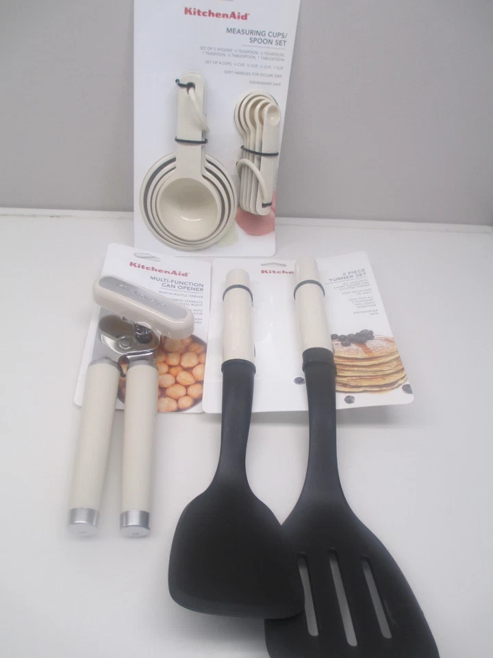 KitchenAid almond cream kitchen utensils (HACA) - Image 1 of 1