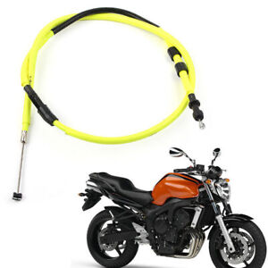 Motorcycle Brake Clutch Cable Yellow for Yamaha FZ-6N 2004 2005 2006 2007 08-10