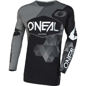 Maglietta O'Neal 2023 Adulto Mayhem Coperta V.23 MX Nero/Grigio Motocross - Foto 1 di 7