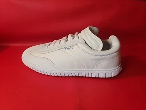 "Nur linker Schuh" Bally Parrel Lederschuhe weiß Herren 7 SwissMade NEU $ 650 EINZELHANDEL - Bild 1 von 7