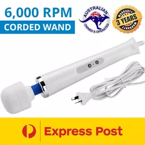 Magic Wand Corded Massager 240V AU Plug Premium 6000 RPM for HITACHI Lovers - Picture 1 of 7