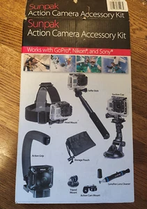 Sunpak Action Camera Accessory Kit 090729612974 - Picture 1 of 7