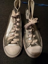 kids silver converse