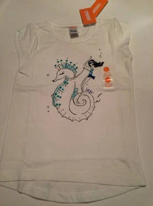 Neu mit Etikett Gymboree Seaside Stroll Mädchen Reiten Seepferdchen Top Gr. 5 - Bild 1 von 1