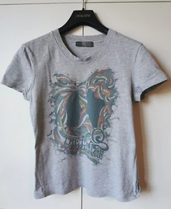 McQ Alexander McQueen Damen Grau Kurzarm T-Shirt Gr. XS - Bild 1 von 6