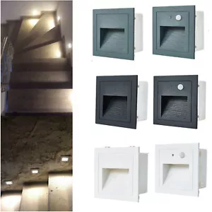 LED Treppenlicht Treppenbeleuchtung Treppenleuchte Stufenlicht Bewegungsmelder - Bild 1 von 18