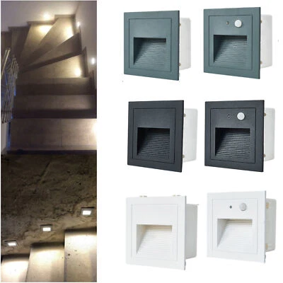 LED Treppenlicht Treppenbeleuchtung Treppenleuchte Stufenlicht Bewegungsmelder - Bild 1 von 4