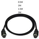 3/1.5/1/0.5m S-video Cable Mini Din 10Pin Male to Male Extension Male Cable Lead