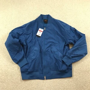 Air Jordan Renegade Essentials Bomber Jacket Mens Large Blue FN4623-457 - Picture 1 of 8