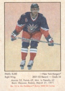 2002-03 Parkhurst Retro Hockey Mini #13 Pavel Bure