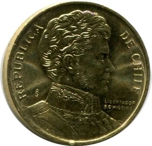 1 PESO 1990 CHILE UNC Coin #M10144C - Picture 1 of 3