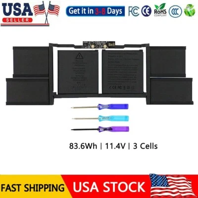 ✅Batería A1953 para Apple MacBook Pro 15 pulgadas A1990 mediados de 2018 2019 EMC 3215 3359 Foto 1 de 4