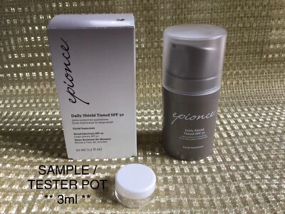 EPIONCE Daily Shield Tinted Mineral Sunscreen SPF50 ** SAMPLE POT 3ml **
