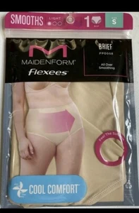 Maidenform Flexees Calzoncillo Modelador Suave Fresco Comodidad Lt Con Beige Pequeño - Imagen 1 de 3