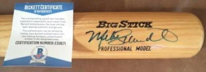 MIKE SCHMIDT PHILLIES SIGNED AUTOGRAPHED RAWLINGS PRO BAT BECKETT E33671 - Picture 1 of 5