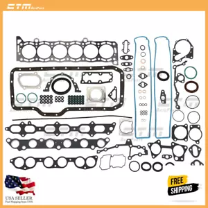Full Gasket Set Fit 86-93 Toyota Supra Turbo 3.0L 7MGTE - Picture 1 of 8