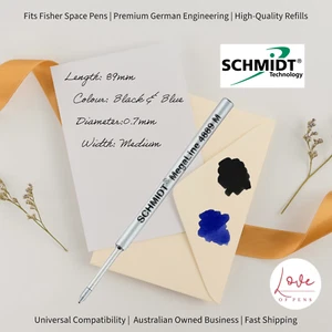 Universal Schmidt Megaline 4889 Ballpoint Refill for Diplomat SpaceTec Pens - Picture 1 of 3