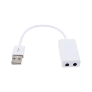 7.1 External USB Sound Card Jack 3.5mm USB Audio Adapter Earphone Micphone Sound - Photo 1/9