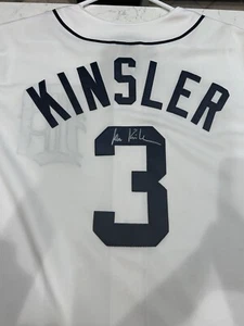 Ian Kinsler Detroit Tigers Autographed Signed Jersey Baseball Authentic - Picture 1 of 4