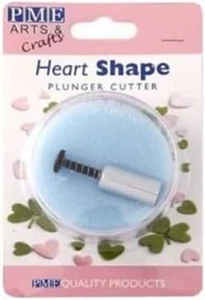 Heart Shape Aluminium Plunger Cutter, Medium Size, 10 mm - Picture 1 of 1
