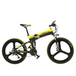 LANKELEISI XT750 Sports Edition Folding Electric Bike Bicycle 48V Panasonic 10.4