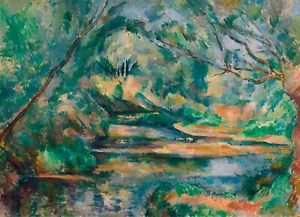 12586.Room Wall Poster.Interior art design.Paul Cezanne painting.The Brook - Picture 1 of 1
