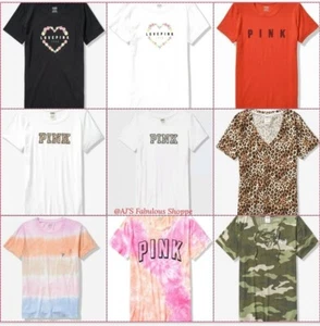 Victoria's Secret Pink Short Sleeve Tee NWT/NWOT - Picture 1 of 26