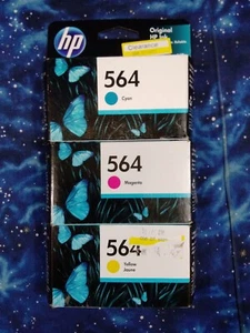 GENUINE HP 564 Ink Cartridge for HP Deskjet Magenta,Cyan,Yellow 3Pk - Picture 1 of 1