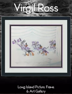 Virgil Ross Original Firmado Modelo Hoja Dibujo Bichos y Lucas Show Personalizado Enmarcado - Imagen 1 de 8
