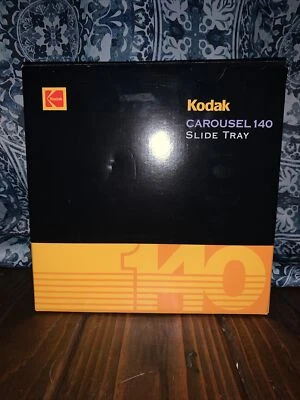 Kodak Carousel 140 Slide Tray 5193 140 2x2 Slides Opaque Black - Image 1 of 2