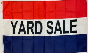 YARD VERKAUFSSCHILD Neu 3x5 Fuß FLAGGE Top Qualität Verblassen widerstehen US-Verkäufer - Bild 1 von 4