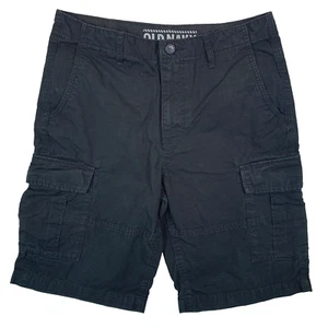 Old Navy schwarze Cargo Baumwolle Arbeitskleidung Shorts Herren Größe 31 - Bild 1 von 13